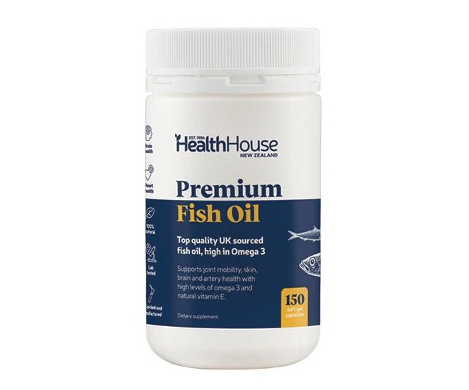 Health House Premium Fish Oil (150 Capsules)